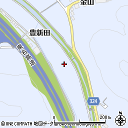 愛知県岡崎市池金町豊新田周辺の地図