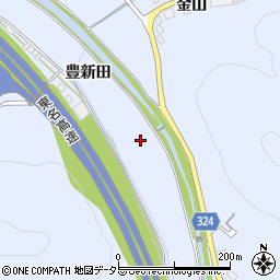 愛知県岡崎市池金町（豊新田）周辺の地図