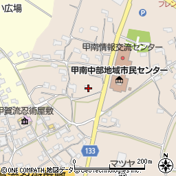 滋賀県甲賀市甲南町竜法師565周辺の地図