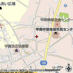 滋賀県甲賀市甲南町竜法師562周辺の地図