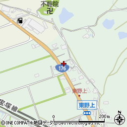 兵庫県三田市東野上138周辺の地図