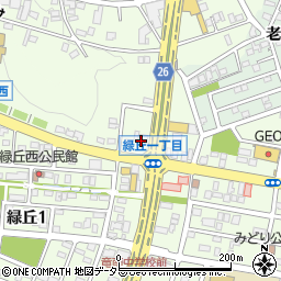 株式会社福田石油店　緑ヶ丘カーライフステーション周辺の地図