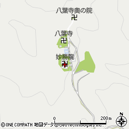 八徳山八葉寺周辺の地図