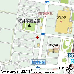 セブンイレブン安城桜井町店周辺の地図