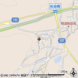 滋賀県甲賀市甲南町杉谷1955周辺の地図