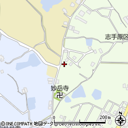 芥子山公園周辺の地図