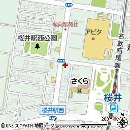 ほっともっと　安城桜井店周辺の地図