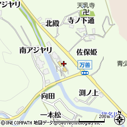 兵庫県川辺郡猪名川町万善竹添周辺の地図