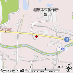 兵庫県加東市上久米122周辺の地図