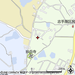 兵庫県三田市志手原862-70周辺の地図