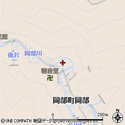 静岡県藤枝市岡部町岡部2612周辺の地図