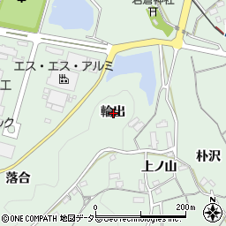 愛知県新城市有海輪出周辺の地図