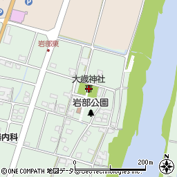 大歳神社周辺の地図