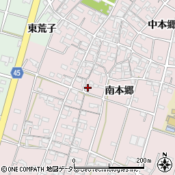 愛知県安城市和泉町南本郷115周辺の地図