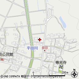 兵庫県姫路市山田町多田377-2周辺の地図