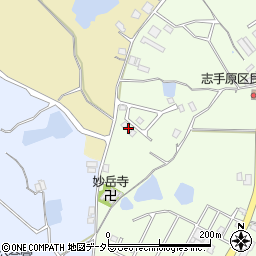 兵庫県三田市志手原862-71周辺の地図