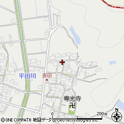 兵庫県姫路市山田町多田233周辺の地図