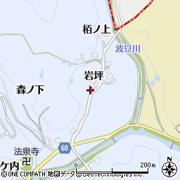 兵庫県宝塚市大原野岩坪47周辺の地図