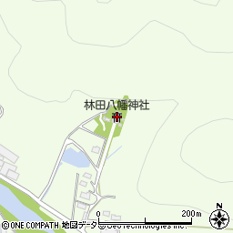 林田八幡神社周辺の地図
