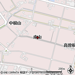 愛知県安城市和泉町南山周辺の地図