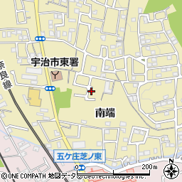 京都府宇治市木幡南端3-6周辺の地図
