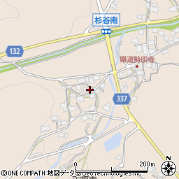 滋賀県甲賀市甲南町杉谷1951-1周辺の地図