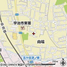 京都府宇治市木幡南端3-9周辺の地図