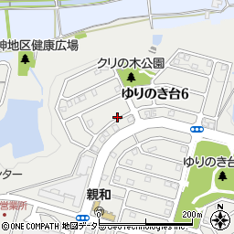 兵庫県三田市ゆりのき台6丁目周辺の地図