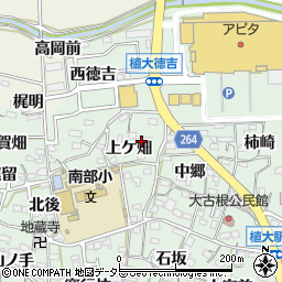 愛知県知多郡阿久比町植大上ケ畑26周辺の地図