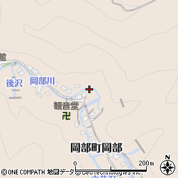 静岡県藤枝市岡部町岡部2619周辺の地図