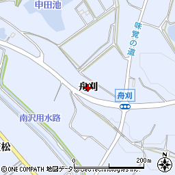 愛知県常滑市久米（舟刈）周辺の地図