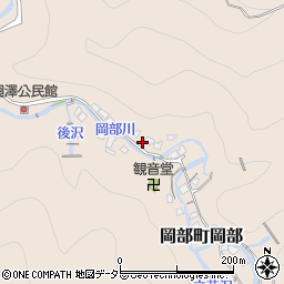 静岡県藤枝市岡部町岡部2639周辺の地図