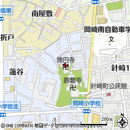 真宗大谷派徳円寺周辺の地図