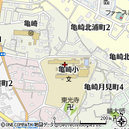 愛知県半田市亀崎月見町周辺の地図