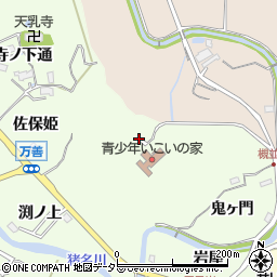 兵庫県川辺郡猪名川町万善東山周辺の地図