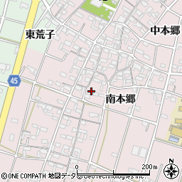 愛知県安城市和泉町南本郷145周辺の地図