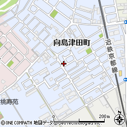 津田第二公園周辺の地図