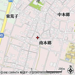 愛知県安城市和泉町南本郷110周辺の地図