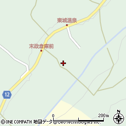広島県庄原市東城町粟田2560周辺の地図