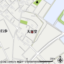 愛知県常滑市金山天皇堂周辺の地図