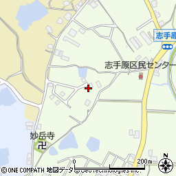 兵庫県三田市志手原862-61周辺の地図