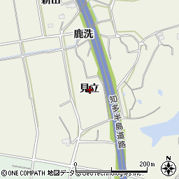 愛知県知多郡阿久比町矢高見立周辺の地図