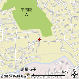 京都府宇治市木幡南山12-134周辺の地図