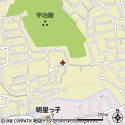 京都府宇治市木幡南山12-135周辺の地図