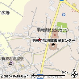 滋賀県甲賀市甲南町竜法師544周辺の地図