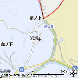兵庫県宝塚市大原野岩坪23周辺の地図