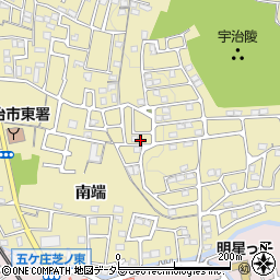 京都府宇治市木幡南山12-183周辺の地図