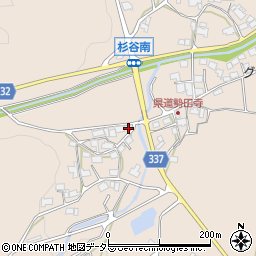 滋賀県甲賀市甲南町杉谷1949-1周辺の地図