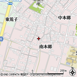 愛知県安城市和泉町南本郷156周辺の地図