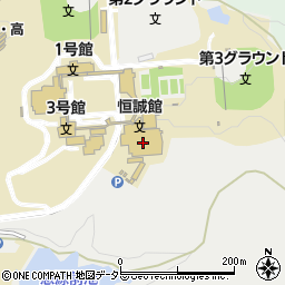 愛知産業大学　恒誠館周辺の地図